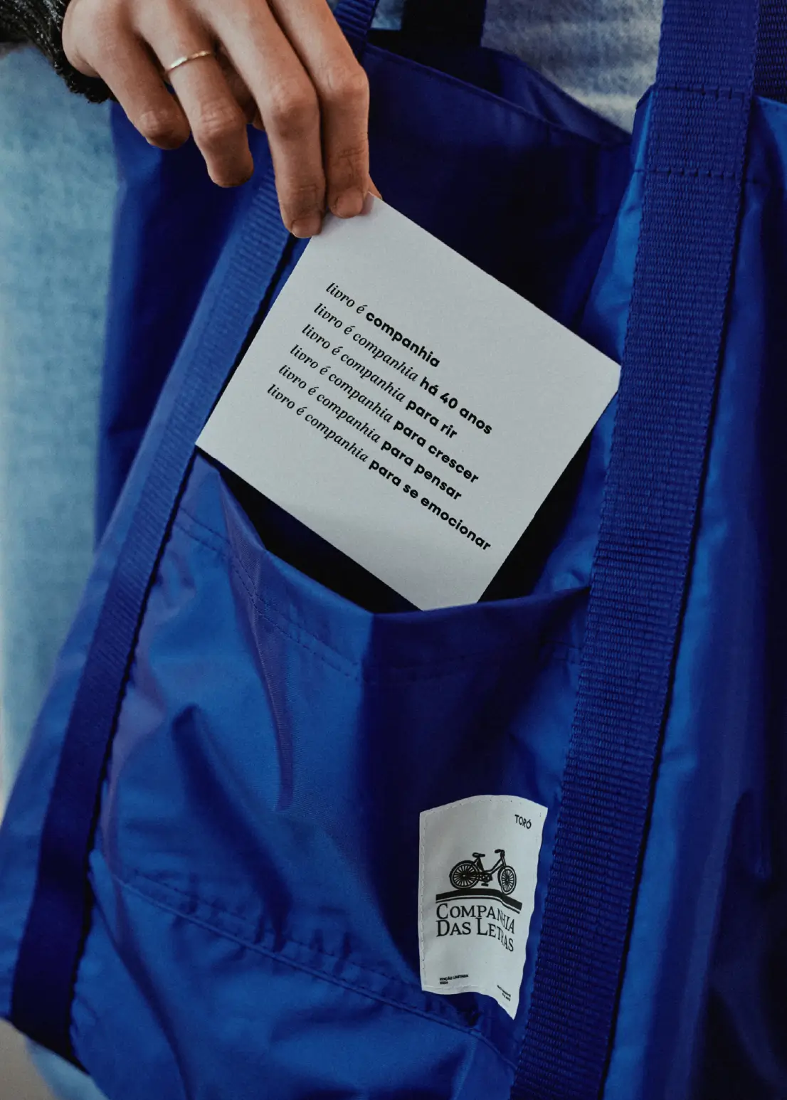 Totebag edição Companhia das Letras